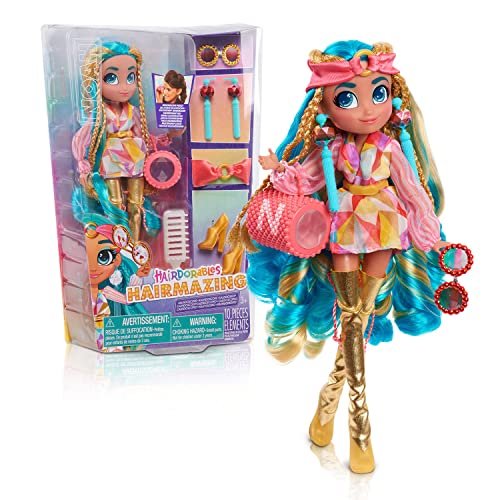 Hairdorable, Hairmazing, lalka manekin 26 cm z niespodziankami, seria 3, z 1 akcesorium funkcyjnym Kalejdoskop, model Noah zabawka dla dzieci od 3 lat, HAG052