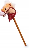 Maskotki i pluszaki - Hobby Horse 80cm Koń na kiju Pluszowy Konik na Patyku - miniaturka - grafika 1