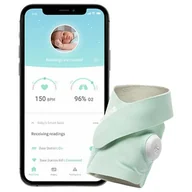 Elektroniczne nianie i monitory oddechu - Niania elektroniczna OWLET Smart Sock 3 monitor oddechu Miętowy - miniaturka - grafika 1