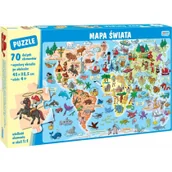 Puzzle - Puzzle Mapa świata 70 elementów - miniaturka - grafika 1
