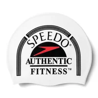Pływanie - CZEPEK SILIKONOWY SPEEDO SLOGAN PRT CAP AU 8-0838514630 – Biały - miniaturka - grafika 1