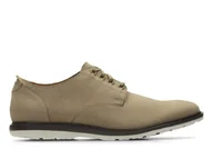 Półbuty męskie - Clarks, Półbuty męskie, Glaston Walk Sand Nubuck, beżowy, rozmiar 45 - miniaturka - grafika 1