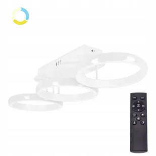 Lampa sufitowa Led wisząca plafon żyrandol 60W - Lampy sufitowe - miniaturka - grafika 1