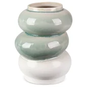 Wazony i flakony - Wazon Ceramiczny Liana 21X19X26 Miętowy - miniaturka - grafika 1