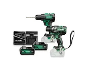 Zestawy elektronarzędzi - HIKOKI ZESTAW 18V KC18DE WKZ (DS18DE + WR18DH) 2x5,0Ah HITSYSTEM - miniaturka - grafika 1