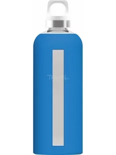 Sigg Butelka Szklana Star Electric Blue 0.5L - Shakery i bidony sportowe - miniaturka - grafika 1