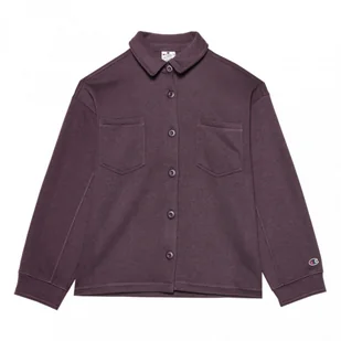 Damska bluza koszulowa Champion Rochester Long Sleeves Top - brązowa - CHAMPION - Bluzy sportowe damskie - miniaturka - grafika 1