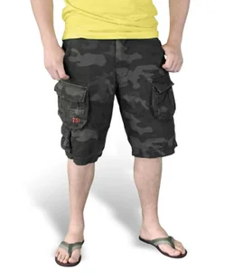 Spodnie SURPLUS TROOPER SHORTS Black Camo - Odzież taktyczna i umundurowanie - miniaturka - grafika 1