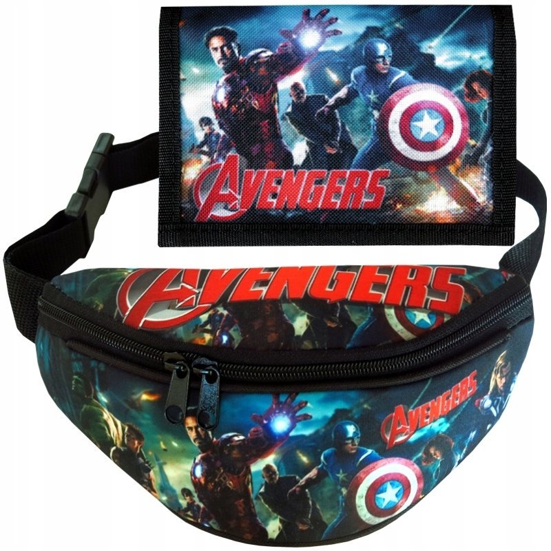 Komplet Portfel Nerka AVENGERS zestaw