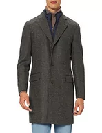 Kurtki męskie - Hackett London Męska kurtka Gchk Szetland W/Bib, 675dark Green, 46L PL - miniaturka - grafika 1