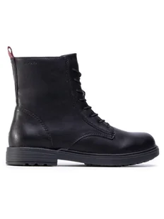 Geox Kozaki J Eclair G. D J049QD 000BC C9999 D Czarny - Buty dla dziewczynek - miniaturka - grafika 1