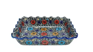 Ceramiczna forma do pieczenia Ceramika Bolesławiec - Brytfanny - miniaturka - grafika 1