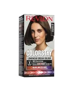 Farby do włosów i szampony koloryzujące - Revlon Colorstay Farba do włosów dla kobiet, trwała trwała kolorystyka, w tym maska wzmacniająca kolor, do 8 tygodni koloru, odcień 4,15 czekolady lodowej - miniaturka - grafika 1