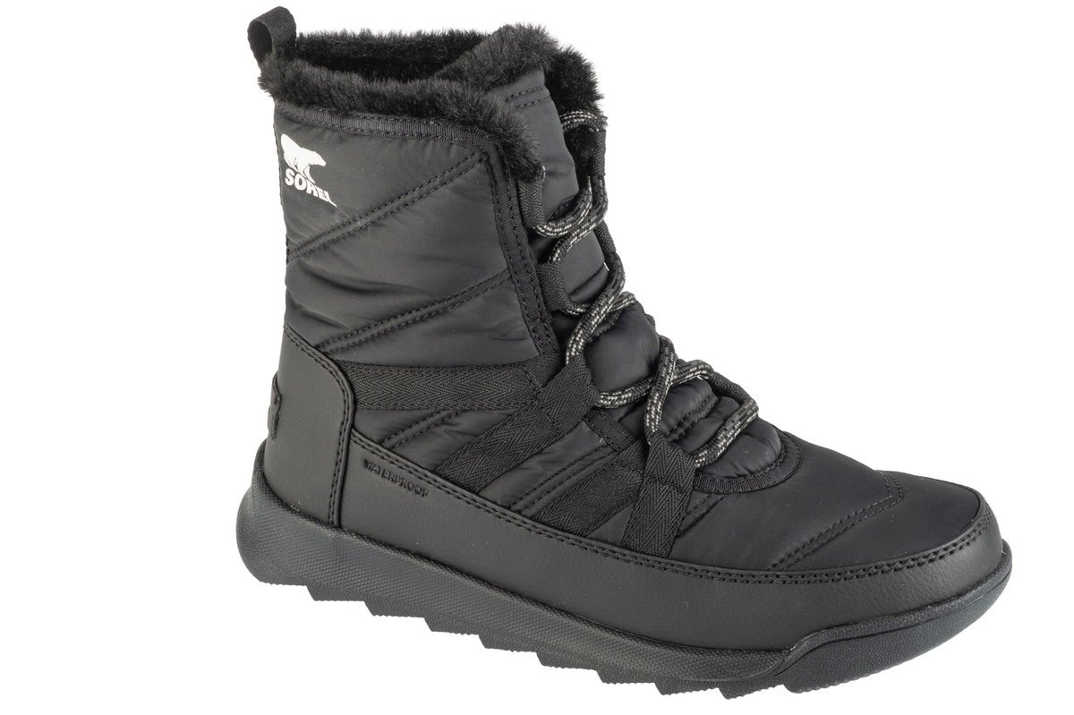 Sorel Whitney II Plus Lace WP 2088241010, Damskie, śniegowce, Czarne