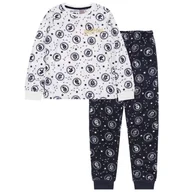 Moda i Uroda OUTLET - Harry Potter Piżama Welurowa Dziewczęca Z Długimi Rękawami, Biała-Granatowa - miniaturka - grafika 1