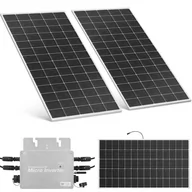 Panele fotowoltaiczne - Fotowoltaika balkonowa panele solarne 600 W - zestaw - miniaturka - grafika 1