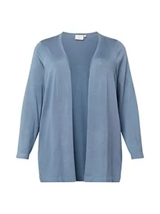 Kaffe Curve KCfarsia sweter kardigan, niebieski mirage, S damski, Blue Mirage - Swetry damskie - miniaturka - grafika 1