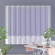 Firany - FIRANKA ŻAKARDOWA METRAŻOWA 618209 160 ZE WZOREM NA SAMYM DOLE - miniaturka - grafika 1