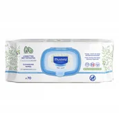 Chusteczki nawilżane - Mustela Chusteczki oczyszczające, 70 szt. - miniaturka - grafika 1