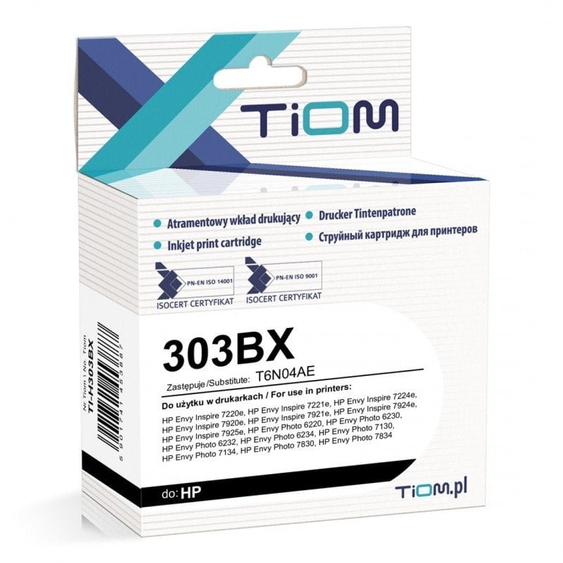 Tusz Tiom do HP 303XL 303BX T6N04AE 650 str. black
