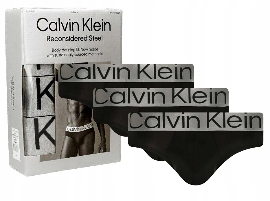 Calvin Klein Underwear Majtki Slipy męskie czarny 3-PACK Rozmiar XS