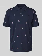 Koszulki męskie - Koszulka polo o kroju regular fit z wyhaftowanym motywem - miniaturka - grafika 1