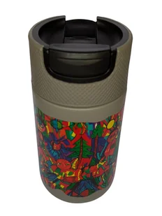 kubek termiczny 400ml na kawę z grafiką - Kubki termiczne - miniaturka - grafika 1