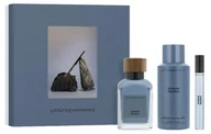 Zestawy kosmetyków męskich - Zestaw prezentowy dla mężczyzn Adolfo Dominguez Ambar Negro Perfumy w sprayu 120 ml, 3 elementy (8410190634206) - miniaturka - grafika 1
