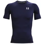 Koszulki sportowe męskie - Męska koszulka Under Armour HG Armour Comp SS Rozmiar: XXXL / Kolor: niebieski - miniaturka - grafika 1