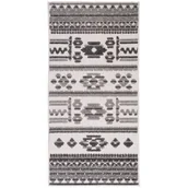 Dywany - Dywan Nepal 80 x 153 cm aztecki szary - miniaturka - grafika 1