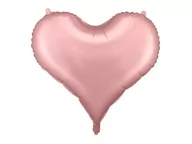 Balony i akcesoria - Balon foliowy Serce jasny różowy 75x64,5cm - PartyDeco - miniaturka - grafika 1