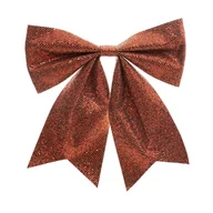 Ozdoby bożonarodzeniowe - Kokarda ozdobna z tworzywa sztucznego, 30 x 37 cm - miniaturka - grafika 1