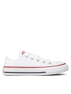 Converse Trampki Chuck Taylor All Star Ox 3J256 Biały - Buty dla dziewczynek - miniaturka - grafika 1