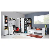 Zestawy mebli dla dzieci - Zestaw Mebli Młodzieżowych D Tablo Meblar Grafit, Biały Lux, Atlantic - miniaturka - grafika 1