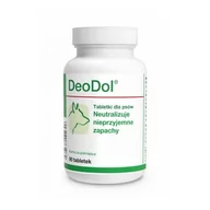 Suplementy i witaminy dla psów - DOLFOS CANIS DEODOL 90 tabl. - miniaturka - grafika 1