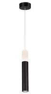 Lampy sufitowe - Light Prestige LAMPA wisząca FANO LP-8012/1P minimalistyczna OPRAWA zwis LED 10W tuba czarna biała LP-8012/1P - miniaturka - grafika 1