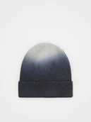 Czapki dla dzieci - Reserved - Prążkowana czapka z naszywką - granatowy - miniaturka - grafika 1