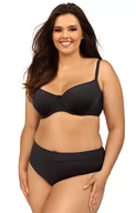 Stroje kąpielowe - Czarny dwuczęściowy strój kąpielowy Plus Size L2524/3, Kolor czarny, Rozmiar 46C, Lorin - Intymna - miniaturka - grafika 1