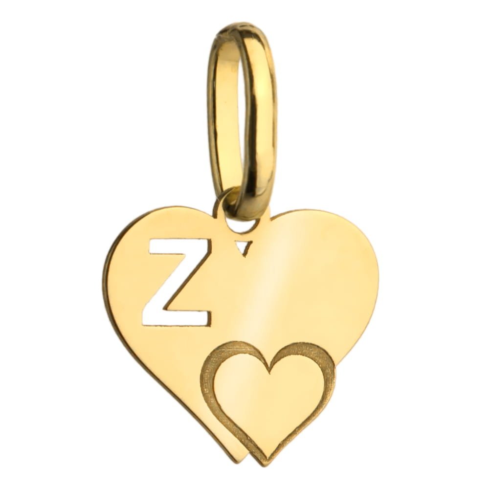 ZŁOTA ZAWIESZKA LITERKA 