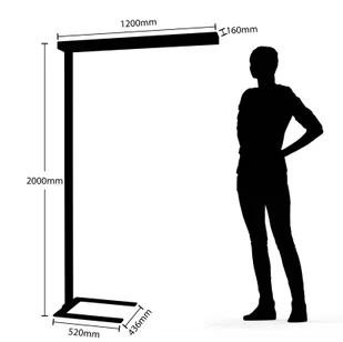 Arcchio lampa stojąca biurowa Susi, czerwony, aluminium, ściemniany, - Lampy stojące - miniaturka - grafika 3