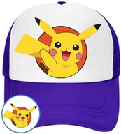 Czapki i chusty sportowe męskie - CZAPKA Z DASZKIEM POKEMON PIKACHU DLA DZIECI SIATKA - miniaturka - grafika 1