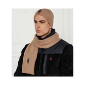 Czapki męskie - POLO RALPH LAUREN Szal + czapka | z dodatkiem wełny - miniaturka - grafika 1