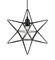 Oświetlenie świąteczne - Markslojd Gwiazda dContour jako wisząca lampa, czarna - miniaturka - grafika 1