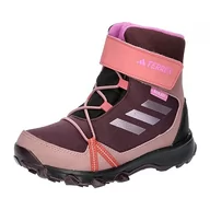 Buty trekkingowe dziecięce - adidas Terrex Snow Velcro Cold.rdy Winter, Shoes-High (Non-Football) Unisex-Dla dzieci i młodzieży, Red Shadow Maroon Wonder Red Pulse Lilac, 33.5 EU - miniaturka - grafika 1