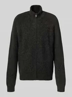 Swetry męskie - Kurtka z dzianiny z zamkiem błyskawicznym - miniaturka - grafika 1