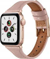 Akcesoria do smartwatchy - Dux Ducis DUX DUCIS pasek YA skórzany do Apple Watch 42 / 44 / 45 / 49 mm różowy - miniaturka - grafika 1