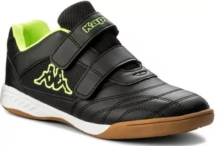 Buty dla dziewczynek - Kappa, Buty dziecięce sportowe KICKOFF K, 260509K-1140, Czarno-żółte, Rozmiar 32 - grafika 1