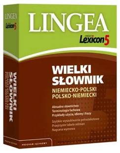 Lexicon 5 Wielki słownik niemiecko-polski i polsko-niemiecki - Książki do nauki języka niemieckiego - miniaturka - grafika 1