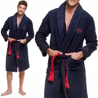 Szlafroki męskie - ﻿HENDERSON GOT szlafrok męski puszysty ciepły 36375 roz. M - miniaturka - grafika 1