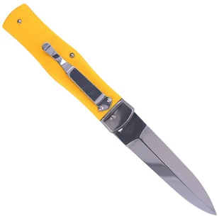 Nóż sprężynowy Mikov Predator ABS, Klips (241-NH-1/N YELLOW) - Noże - miniaturka - grafika 3